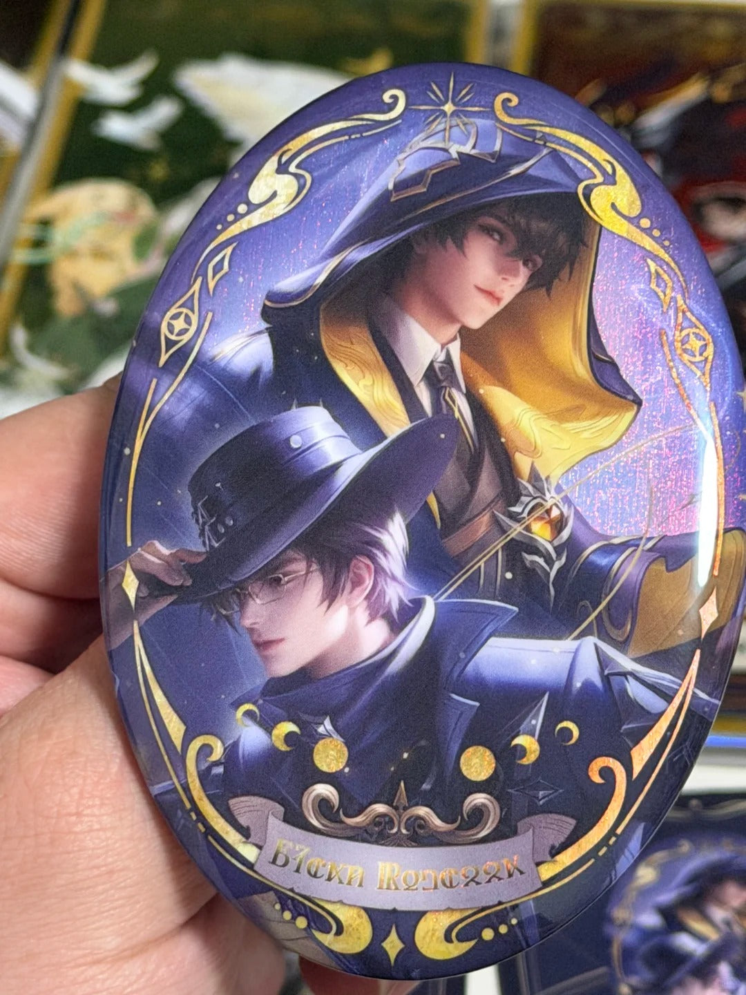 LOTM X Honor of Kings Collab Series Collectible Cards Badges Blind Box