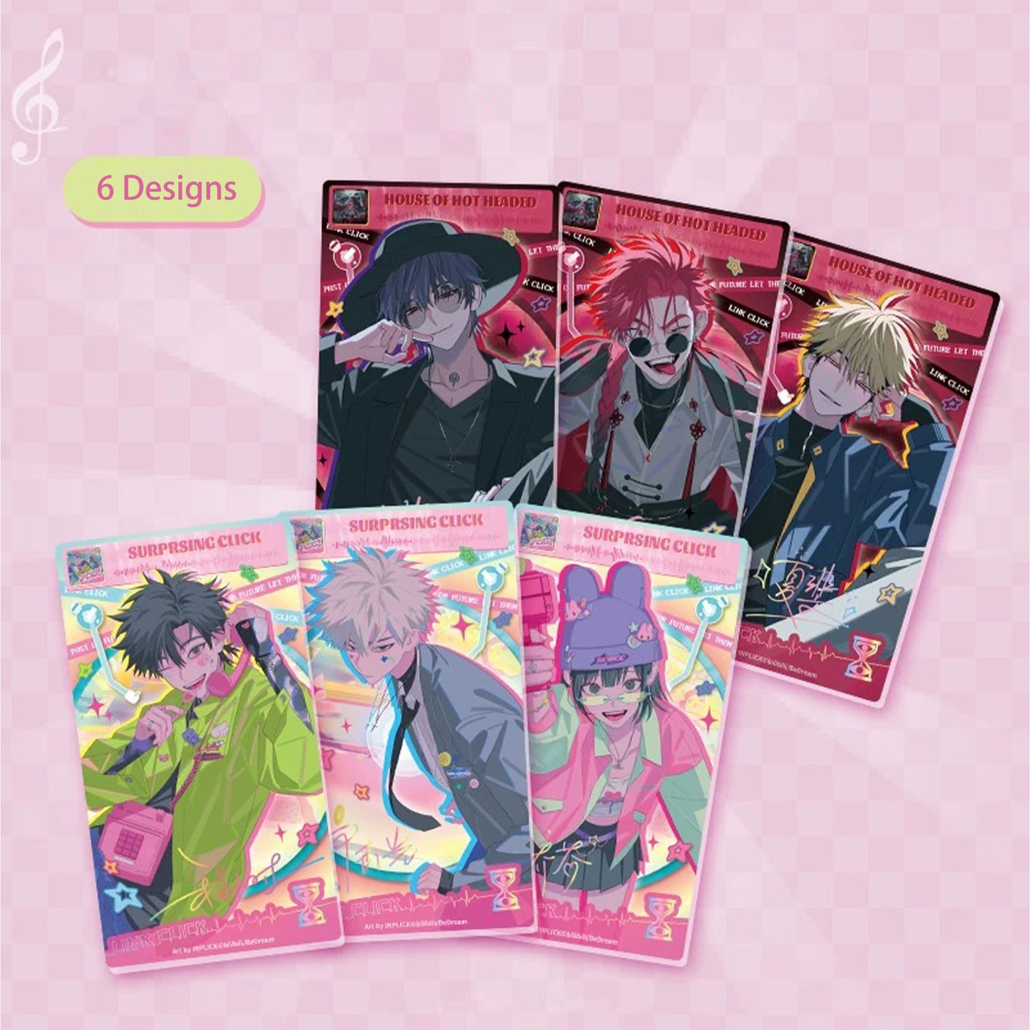 Link Click | Surprising Click Series Collectible Cards Cheng Xiaoshi Lucas Blind Box